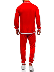Czerwony dres męski Denley 8C99