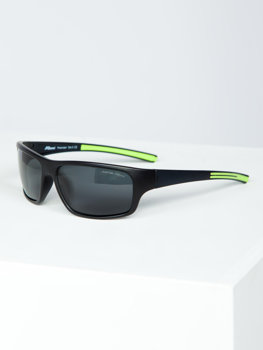 Czarno-zielone okulary przeciwsłoneczne Denley MIAMI1
