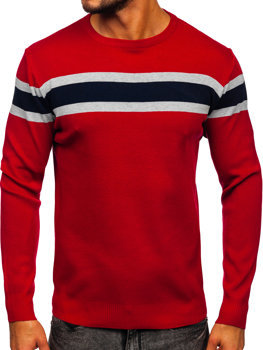 Czerwony sweter męski Denley H2108