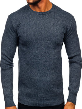 Granatowy sweter męski Denley S8309