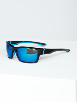Niebieskie okulary przeciwsłoneczne Denley MIAMI6