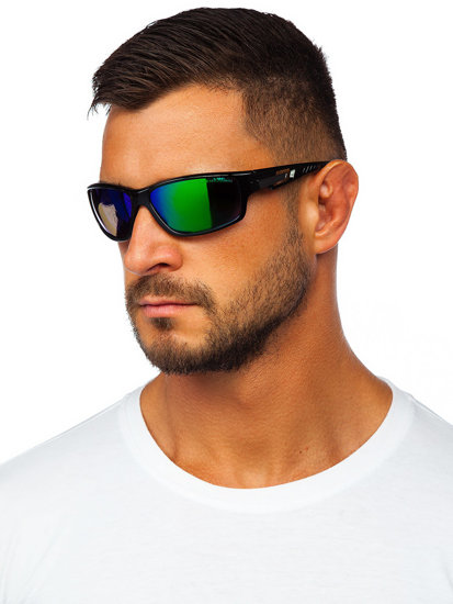 Zielone okulary przeciwsłoneczne Denley MIAMI8