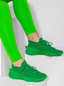 Zielone buty damskie sneakersy Denley G23